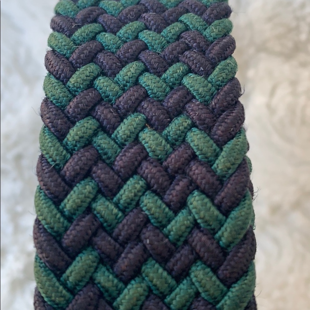 Land’sEnd Blue/Green Braided Belt SzLG-36”-38” - Picture 3 of 7